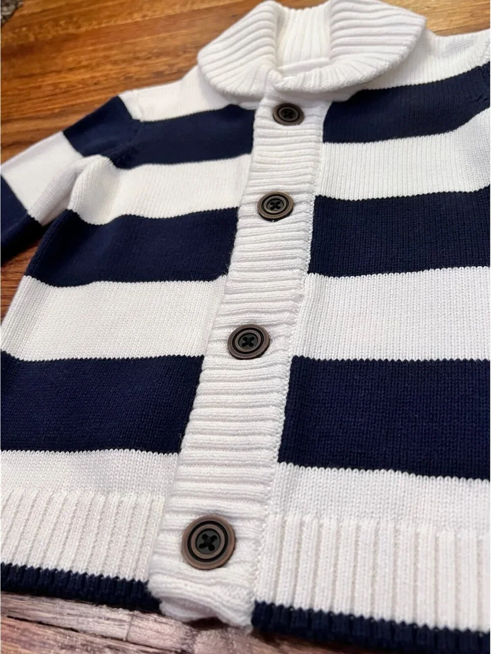 Gymboree Boys Striped Shawl Cardigan Sweater (3T)*Brand New/NWT